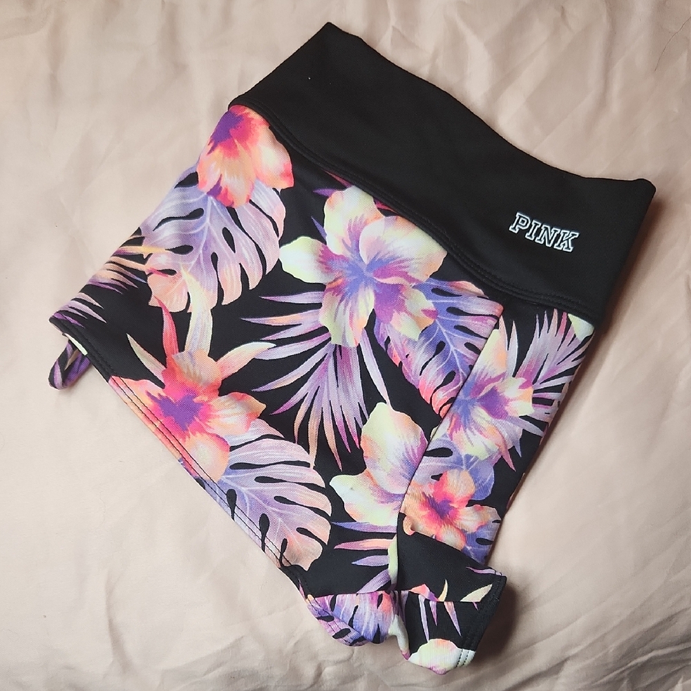 Pink Floral Leggings